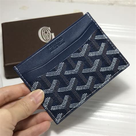 goyard business card holder|authentic goyard card holder.